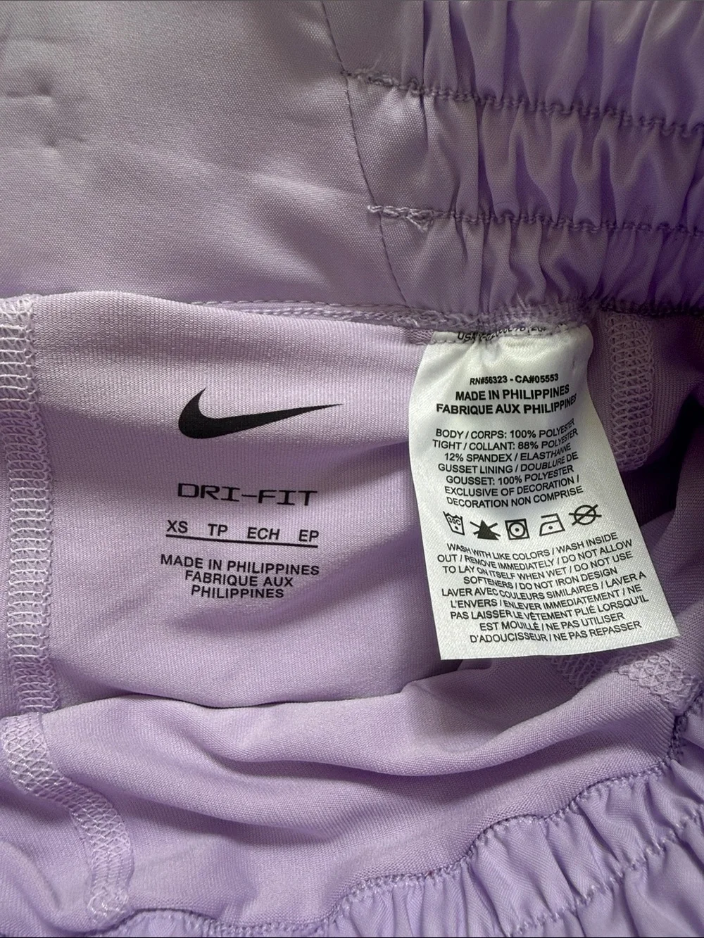 Nike Kids Lavender Dri-FIT Leggings